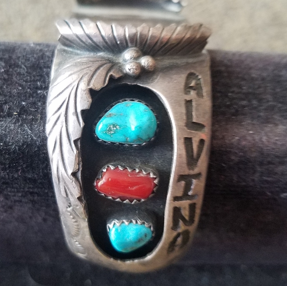 NATIVE AMERICAN SILVER BAND